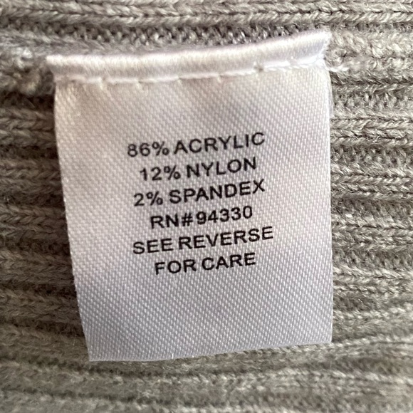 Take Out Gray Turtleneck Sweater.  
NWOT - Picture 4 of 4